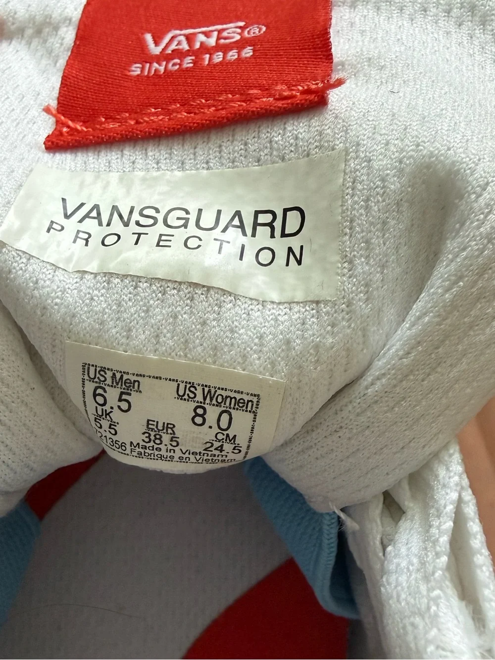 Vans x H&B Sk8-Hi Tops Special Edition White Sz 8